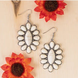 Flower Squash Blossom Earrings In Silver - Infinity Raine