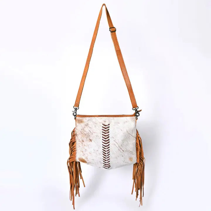 Cowhide Hair-On Leather Bag - Infinity Raine