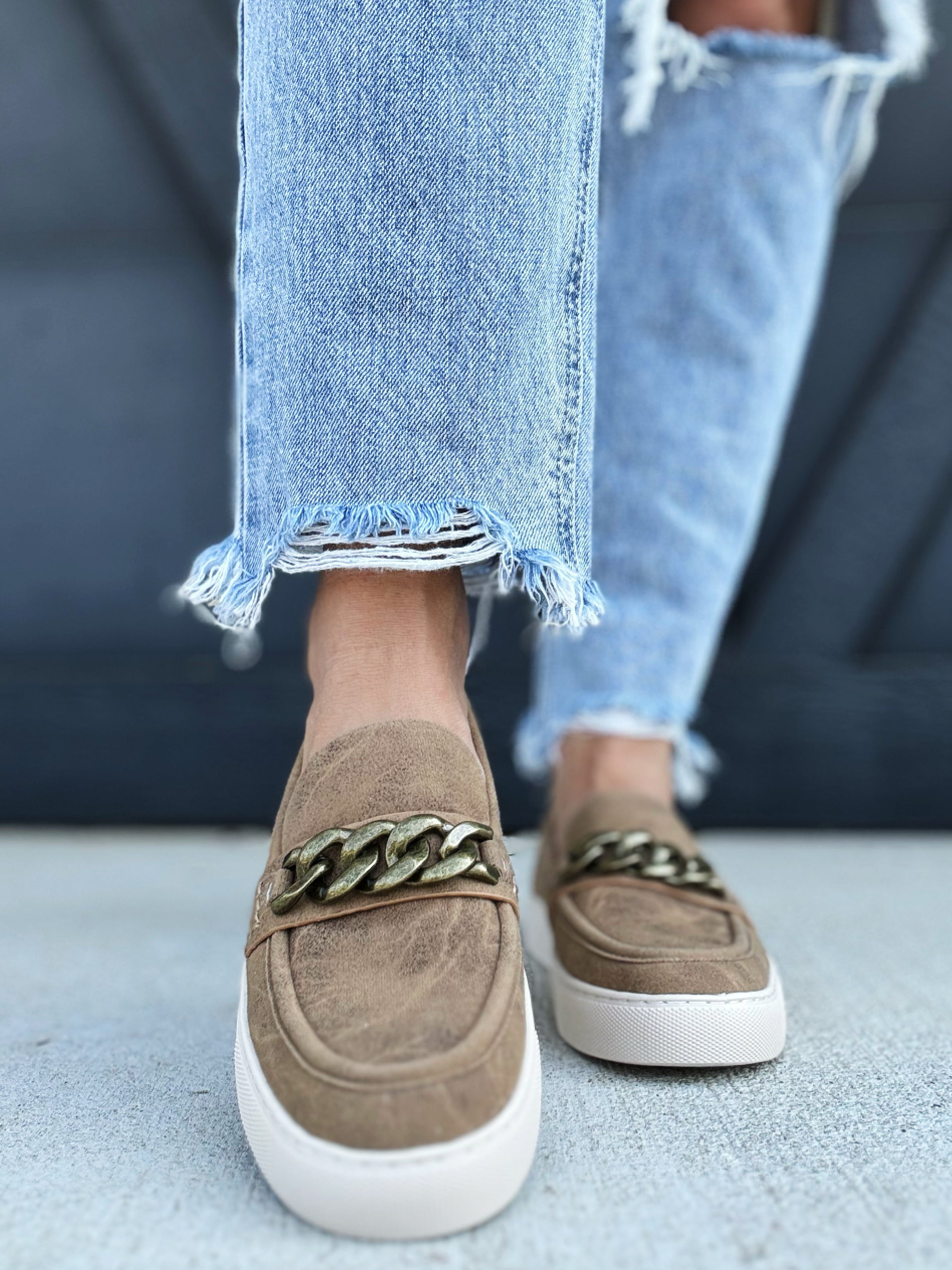 Corkys Chain Reaction Loafers In Tan - Infinity Raine