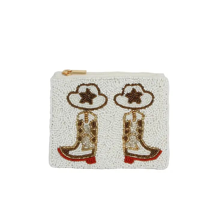 Cowboy Boots Coin Purse - Infinity Raine