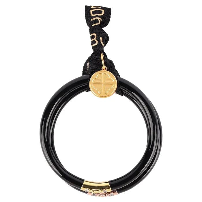 BuDhaGirl All Weather Bangles (Three Kings) In Black - Infinity Raine