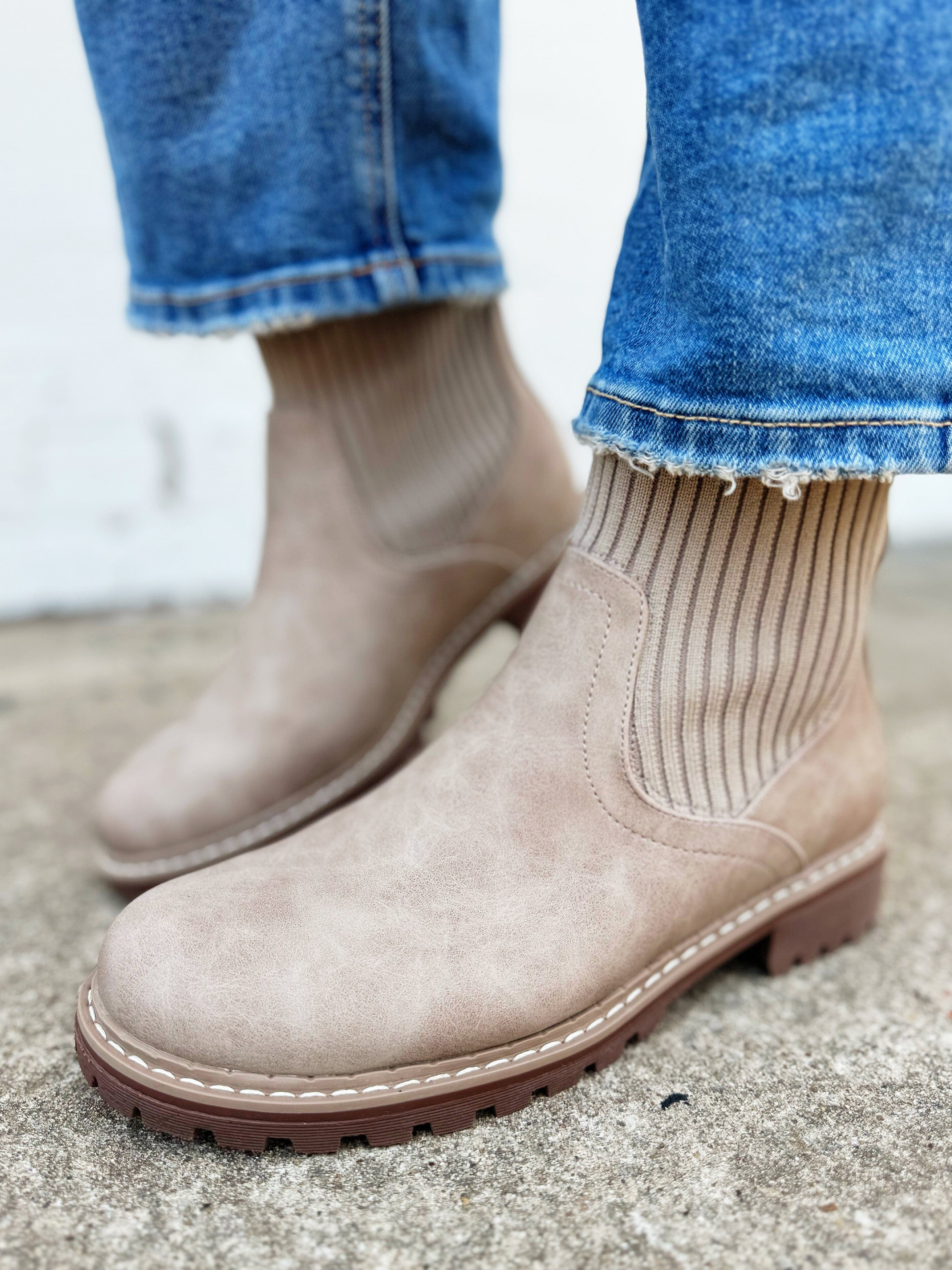 Corkys Cabin Fever Booties In Camel - Infinity Raine