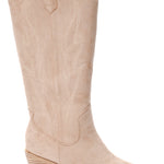 Corkys Headliner Boots In Sand Faux Suede - Infinity Raine