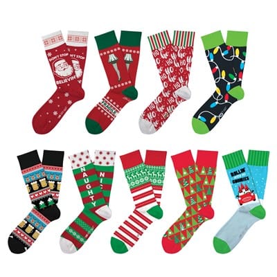 Two Left Feet Christmas Socks-Variants - Infinity Raine