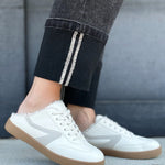 Dolce Vita Vitaly Sneakers In Beige Plush - Infinity Raine