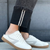 Dolce Vita Vitaly Sneakers In Beige Plush - Infinity Raine