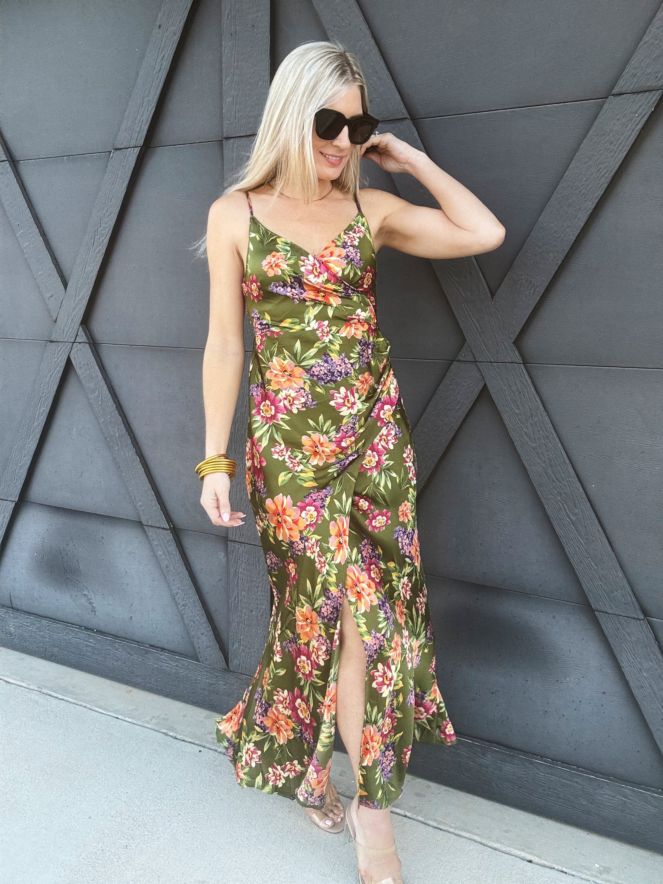 DRESS FORUM Dresses Garden Party Maxi Dress In Willow Garden