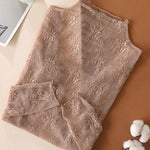 All Over Lace Top In Coffee - Infinity Raine