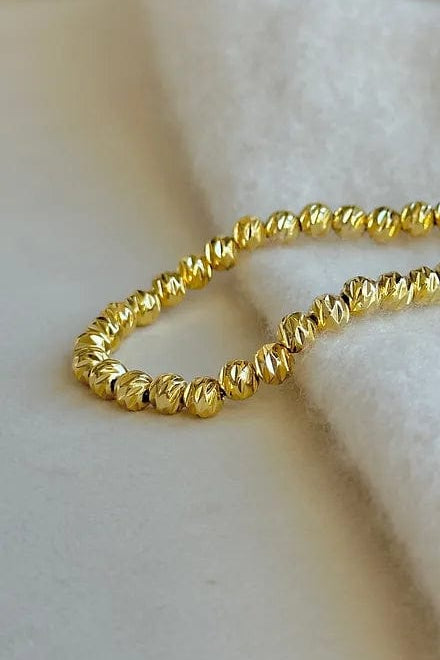 Easton Elle Small Beam Bracelet In Gold - Infinity Raine