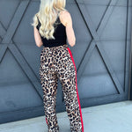 Leopard Track Pants - Infinity Raine