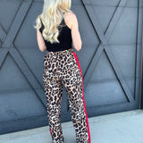 Leopard Track Pants - Infinity Raine