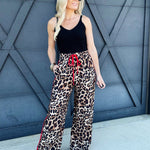 Leopard Track Pants - Infinity Raine