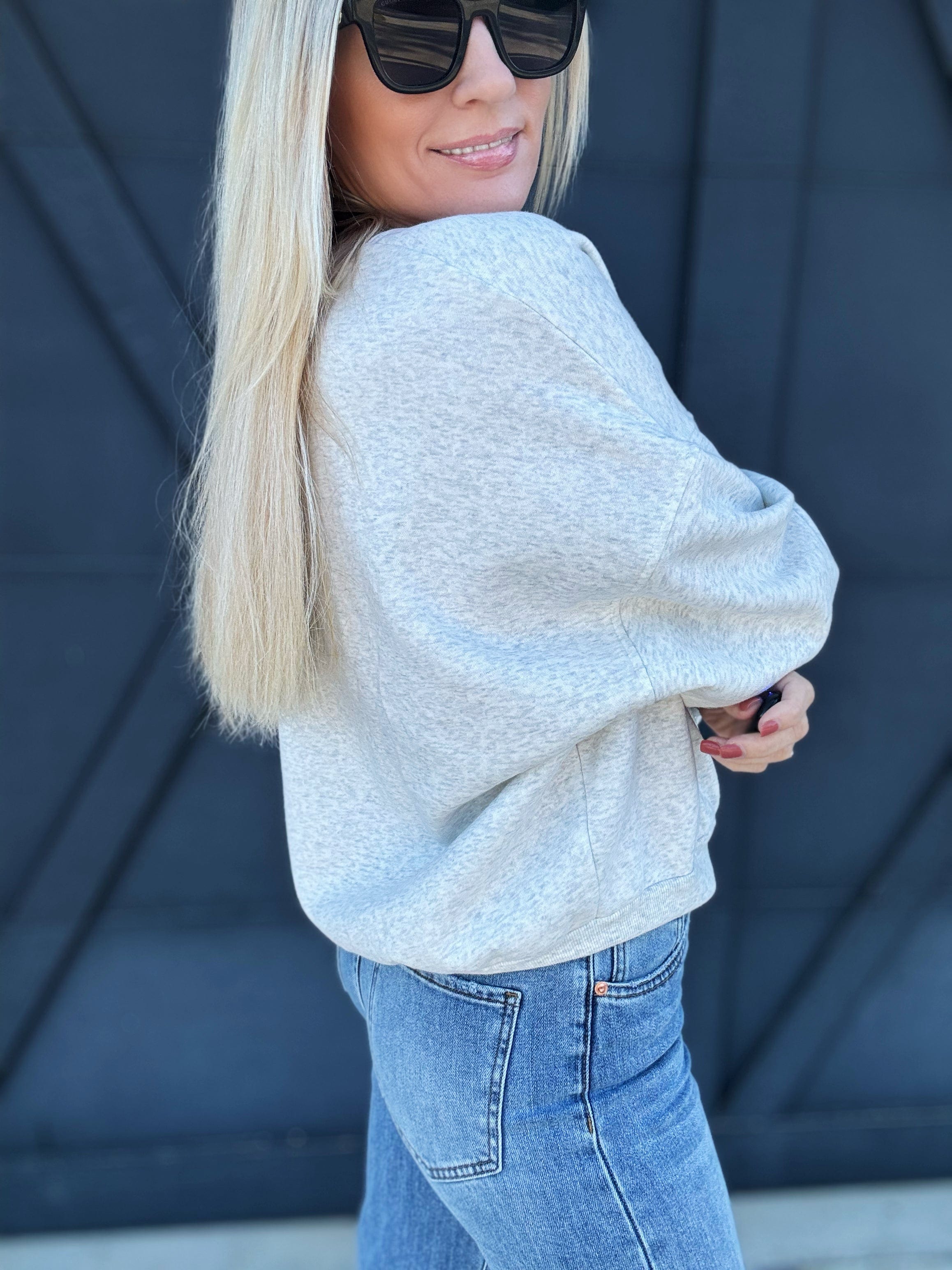 Pearl Shoulder Sweater In Off White - Infinity Raine