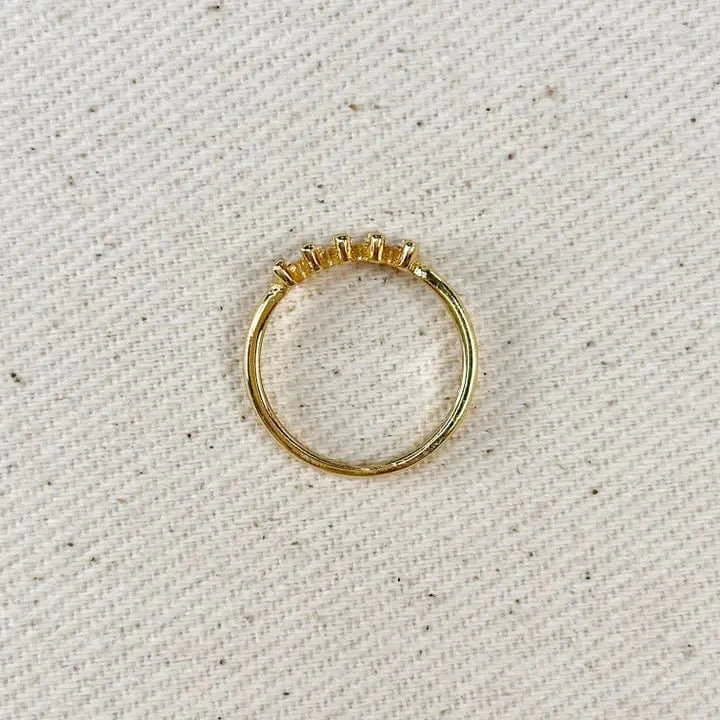 18K Gold Filled Marquise Cz Ring - Infinity Raine