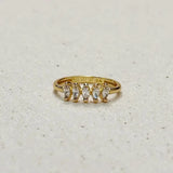 18K Gold Filled Marquise Cz Ring - Infinity Raine