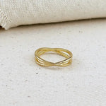 18k Gold Filled X Ring - Infinity Raine