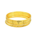 Bangle Set In Gold - Infinity Raine