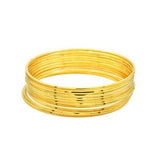 Bangle Set In Gold - Infinity Raine