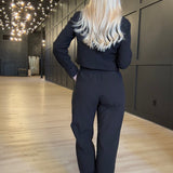 Hancock Laredo Relaxed Ankle Pant In Tocuyo Black - Infinity Raine