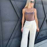 Pleat Pant In Cream - Infinity Raine