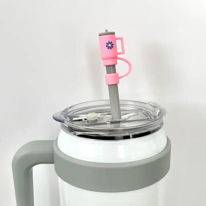 iconic mi Home - Drinkware Pink Cup Straw Toppers 06176502