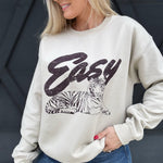 Easy Tiger Sweatshirt In Sand - Infinity Raine