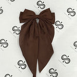 Large Satin Hair Bow - Infinity Raine