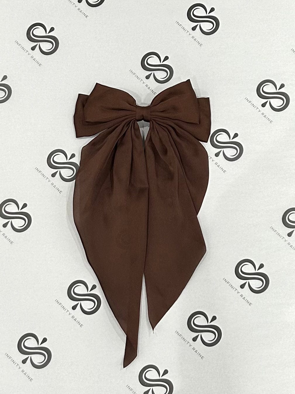 Large Satin Hair Bow - Infinity Raine