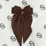 Large Satin Hair Bow - Infinity Raine