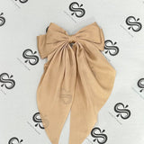 Large Satin Hair Bow - Infinity Raine