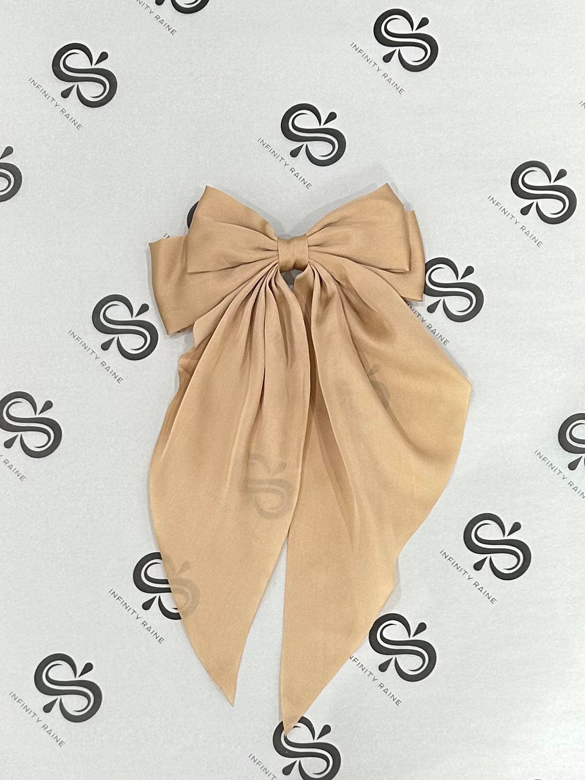 Large Satin Hair Bows - Infinity Raine