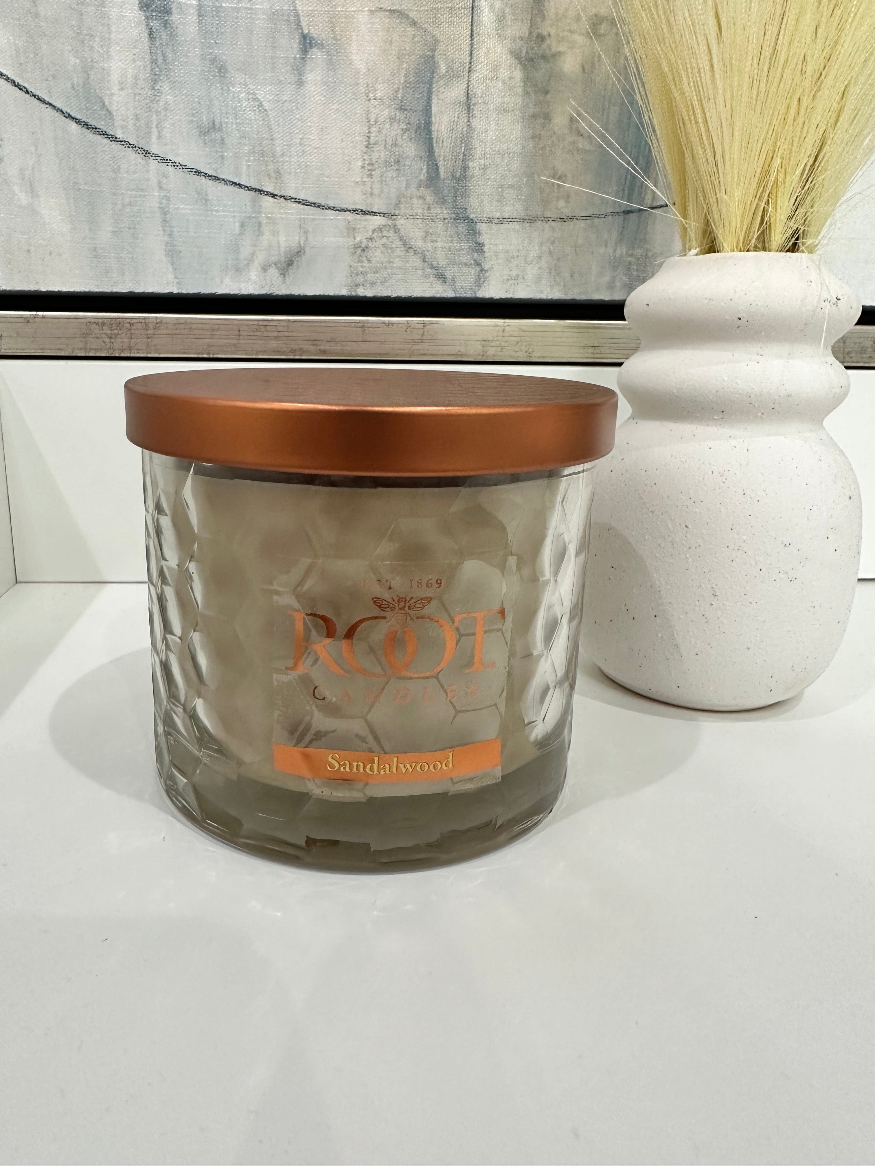 3 Wick Honeycomb Root Candle-Sandalwood - Infinity Raine