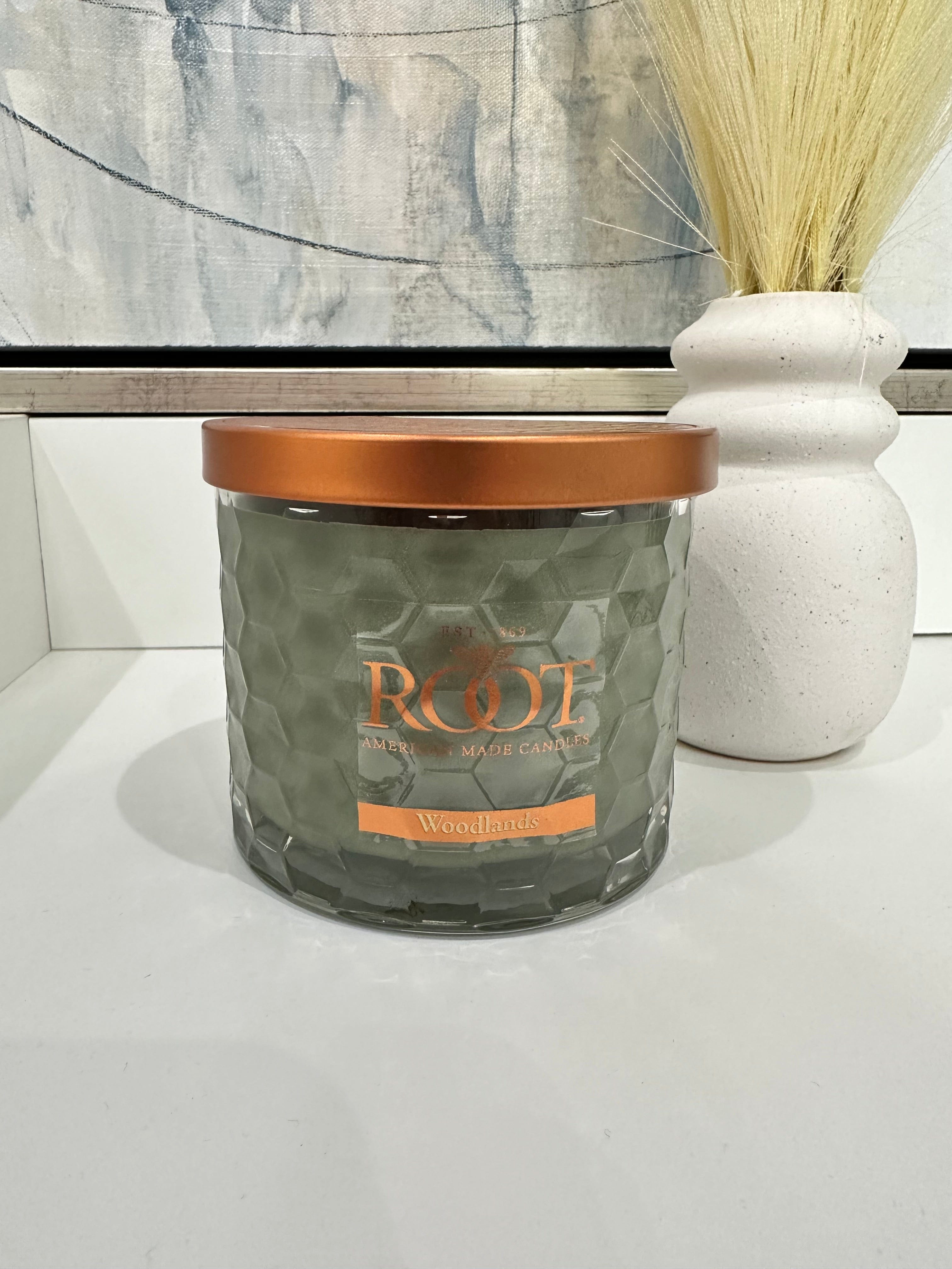 3 Wick Honeycomb Root Candle-Woodlands - Infinity Raine