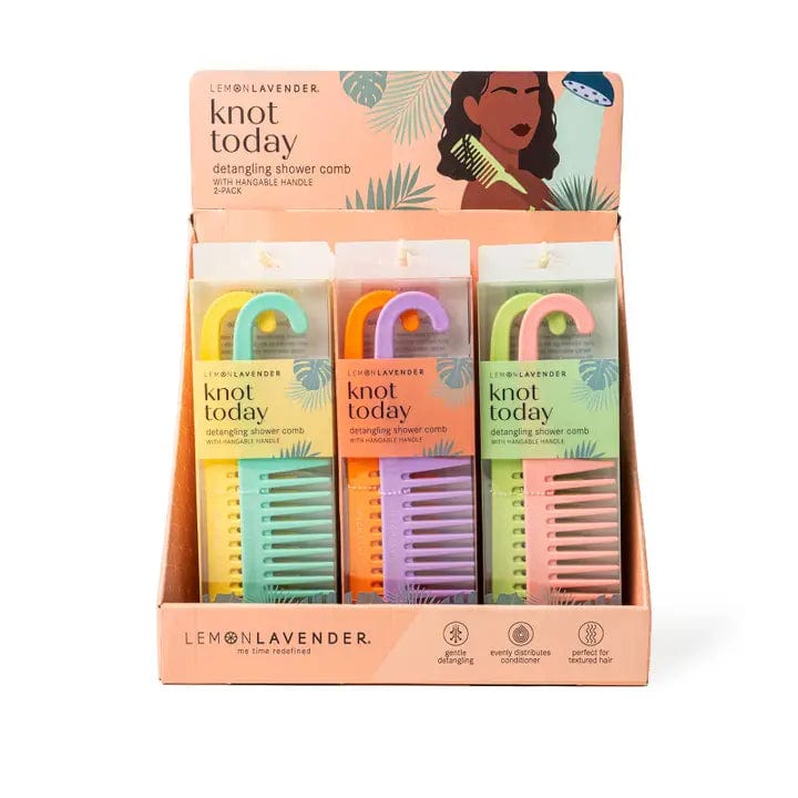 Lemon Lavender Knot Today Shower Comb - Infinity Raine