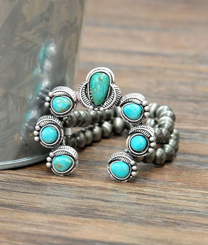 Navajo Bracelet In Turquoise - Infinity Raine