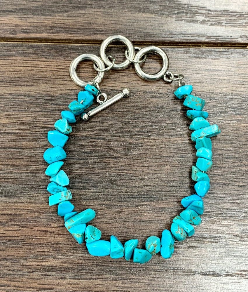 Turquoise Stone Bracelet - Infinity Raine