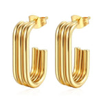 18K Stainless Steel Huggie Earings - Infinity Raine