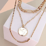 Link Chain Chocker Charm Multi Layer Necklace - Infinity Raine