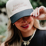 I'm Nicer When Im Tan Trucker Hat - Infinity Raine