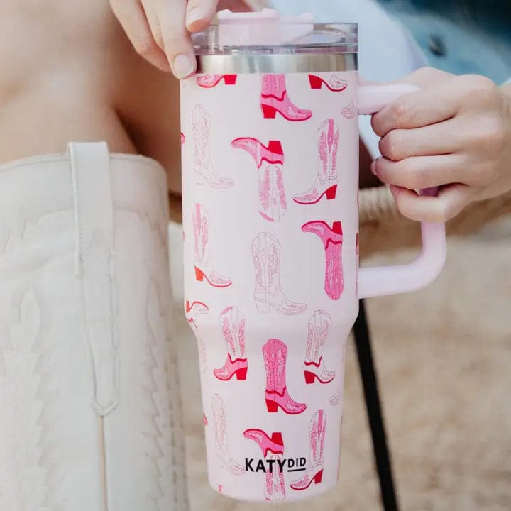 40oz Cowgirl Boot Tumbler - Infinity Raine