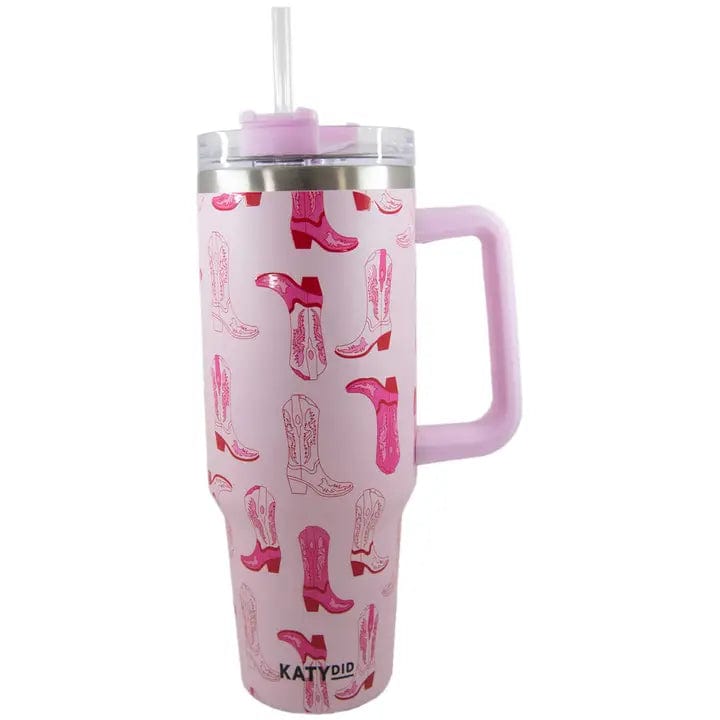 40oz Cowgirl Boot Tumbler - Infinity Raine