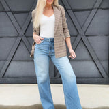 L.T.J. Gia Almost Slouchy Wide Leg Jeans In Medium - Infinity Raine