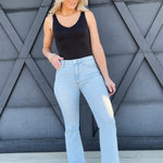 L.T.J Light Bella Skinny Flared Jeans - Infinity Raine