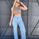 L.T.J Bottoms - Pants L.T.J. Paola Wide Leg Jeans In Light