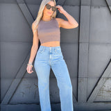 L.T.J Bottoms - Pants L.T.J. Paola Wide Leg Jeans In Light