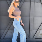 L.T.J Bottoms - Pants L.T.J. Paola Wide Leg Jeans In Light