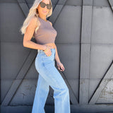 L.T.J Bottoms - Pants L.T.J. Paola Wide Leg Jeans In Light