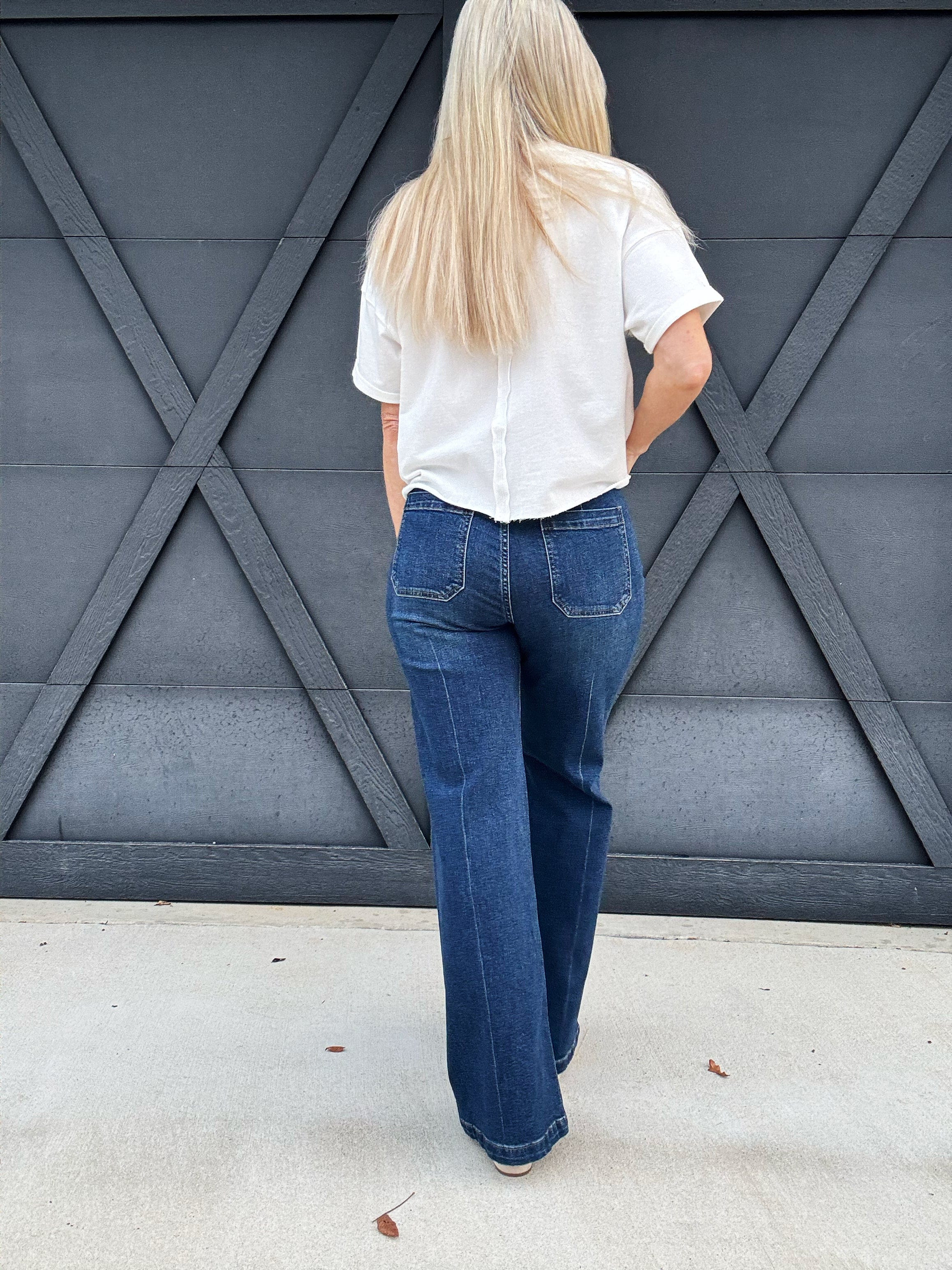 L.T.J Bianca Patch Pocket Jeans - Infinity Raine