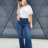 Letter To Juliet Bianca Patch Pocket Jeans - Infinity Raine