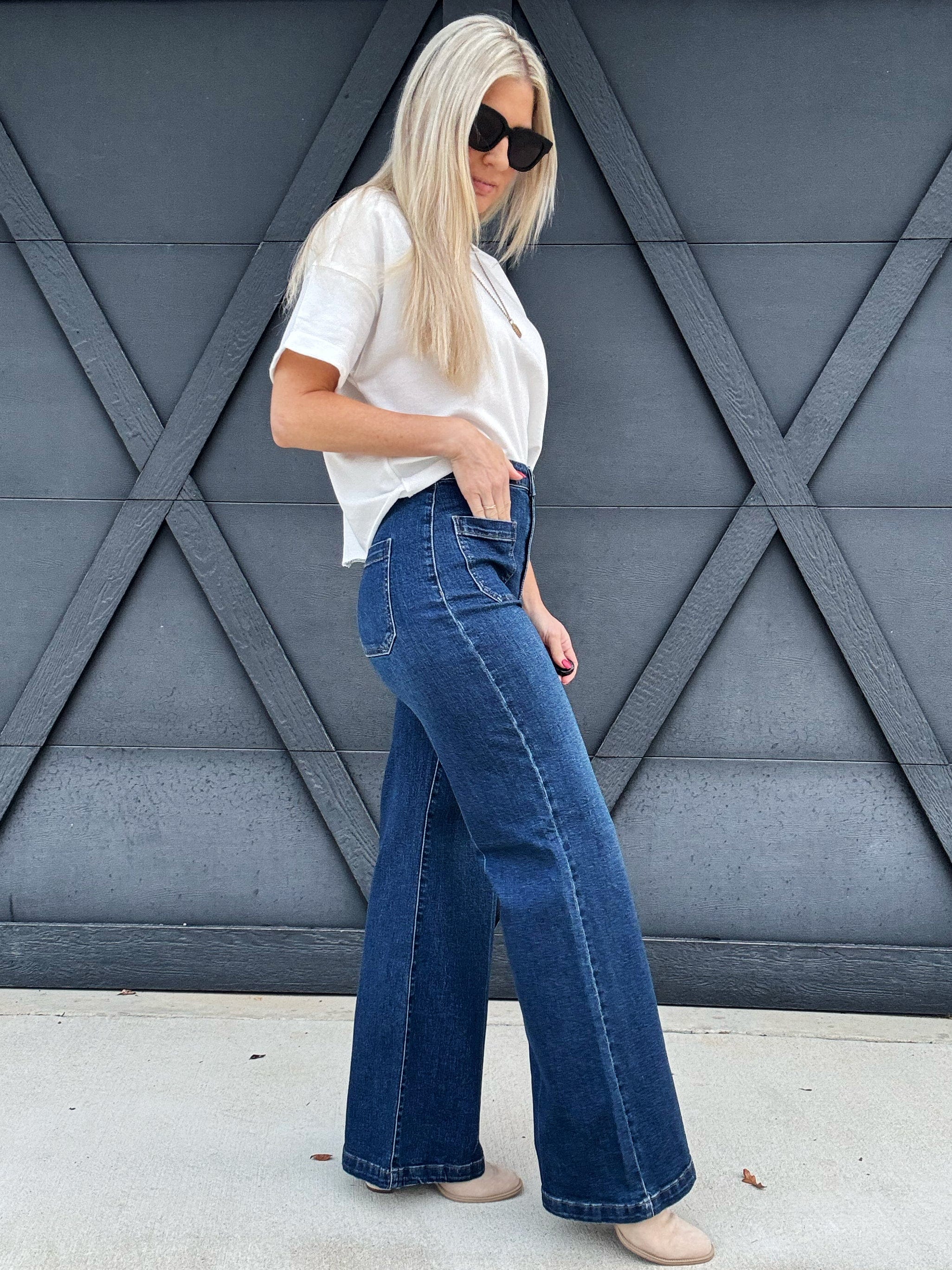 L.T.J Bianca Patch Pocket Jeans - Infinity Raine